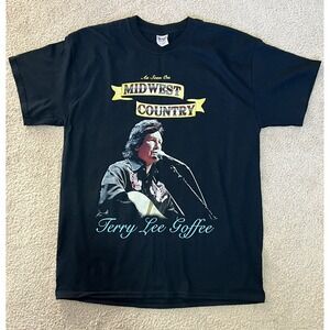Terry Lee Goffee As Seen On Mid West Country Tribute to Johnny Cash Men's Large
